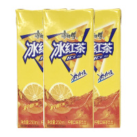 康师傅冰红茶纸盒装250ml*10盒柠檬味餐饮饮料夏日清凉冰饮品