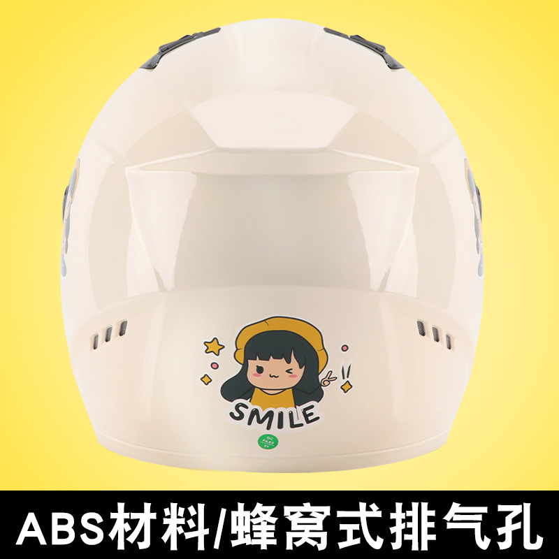 3C认证电动车轻便头盔男士冬季防雾保暖全盔女通用三c骑行安全帽高清大图