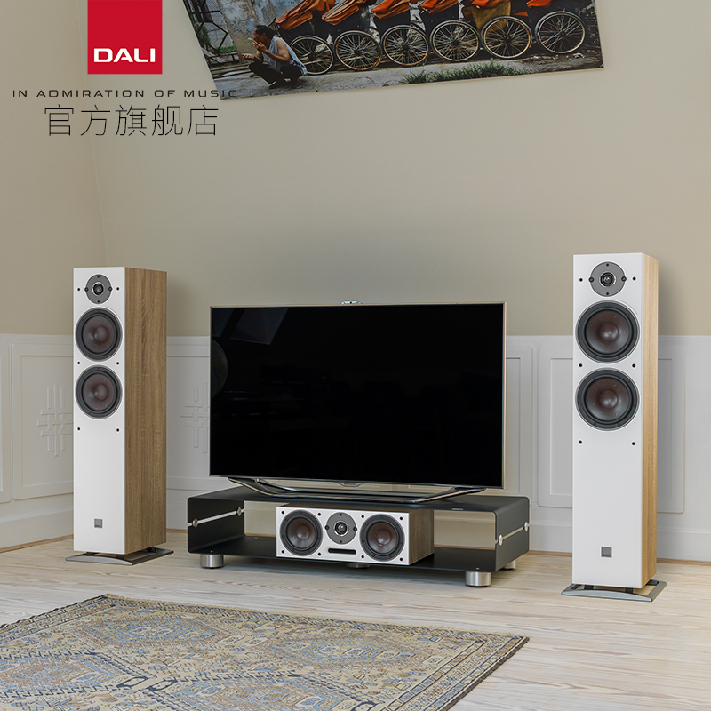 达尼oberon系列5.1 oberon HIFI发烧无源音响箱家庭影院套餐一浅橡木色