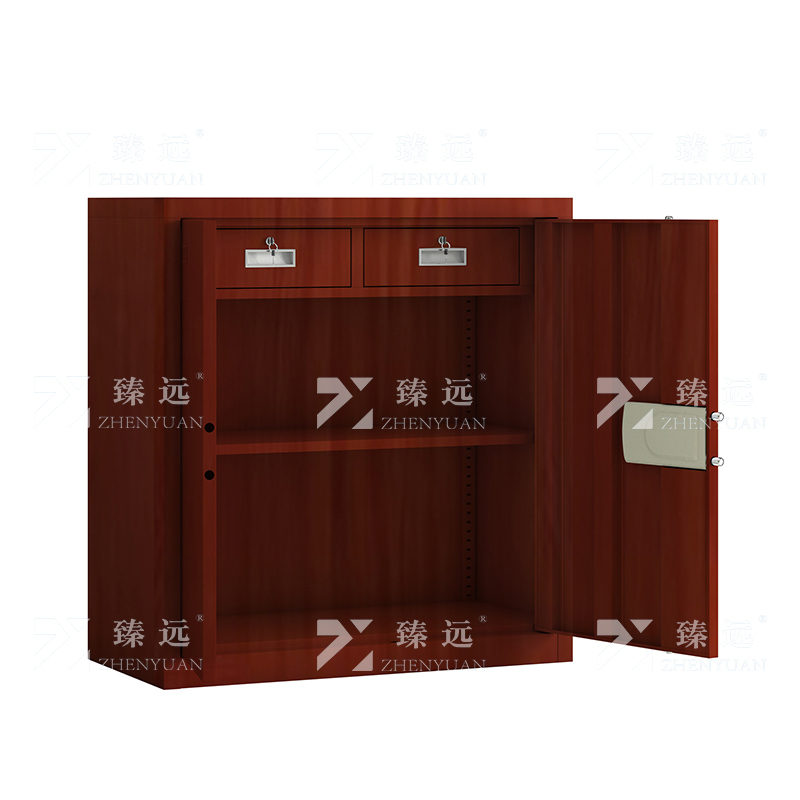 臻远 ZYJJ-80059 保密柜 红木纹单节智能指纹密码锁 长900*宽420*高960 单位:1台