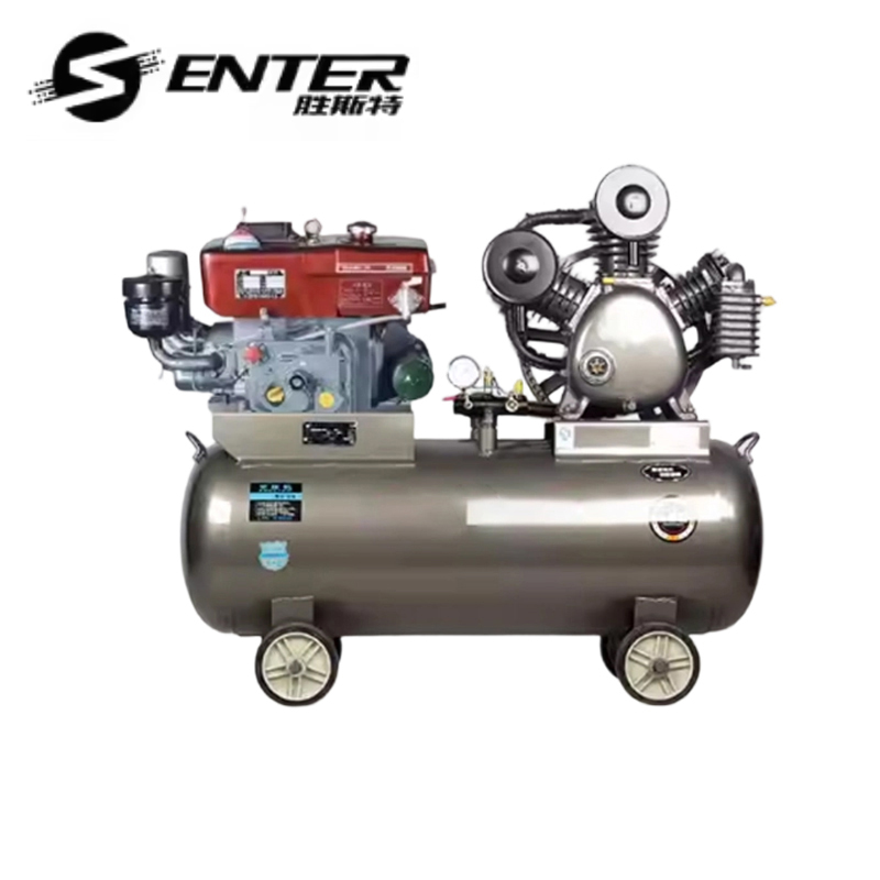 胜斯特V0.97/16高压补胎12P柴油空压机维修工具固定式车载打气泵133*54*98cm高清大图