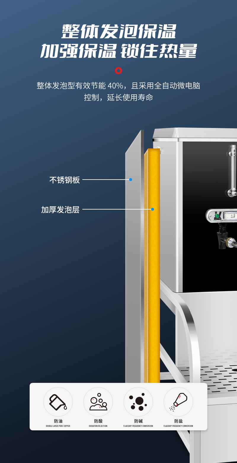 盛远商用节能纯开水型开水器 6KW高清大图