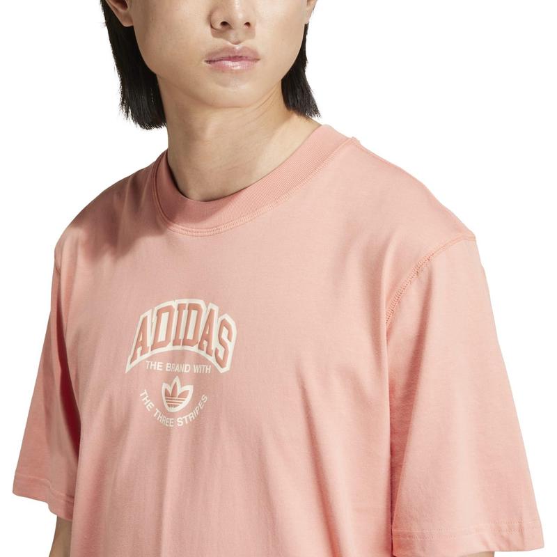 Adidas阿迪达斯女士运动T恤透气舒适潮流街头宽松圆领短袖创想者系列高清大图