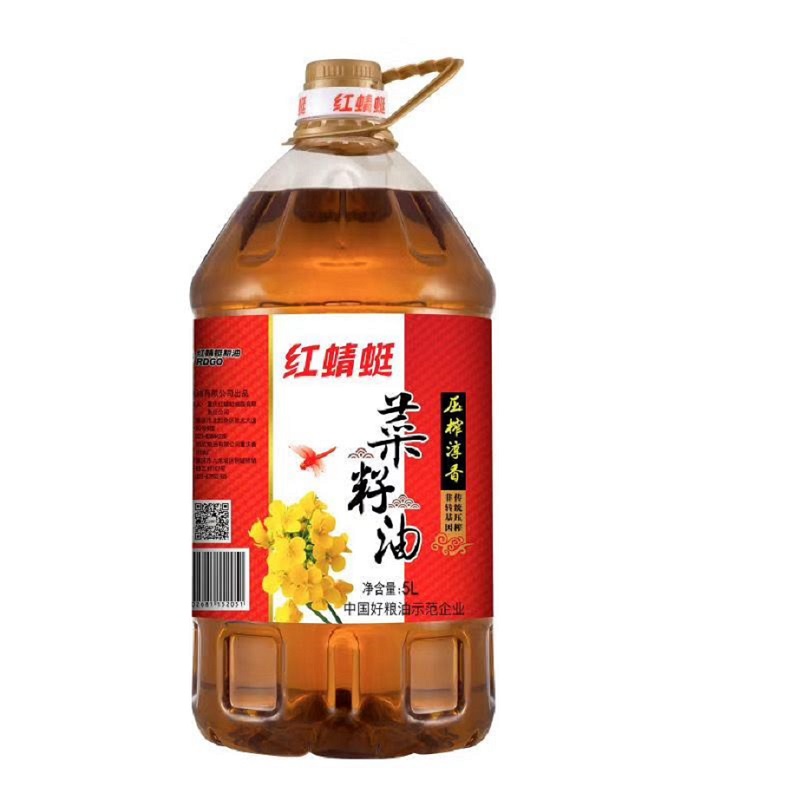 红蜻蜓压榨淳香菜籽油5l