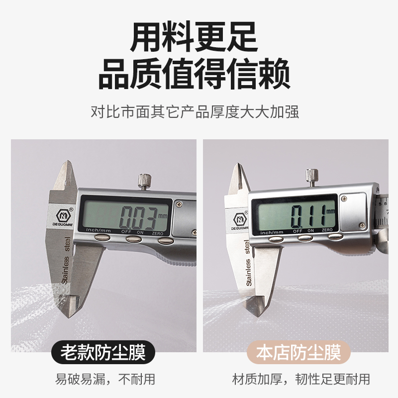 [补贴10%]防尘膜装修家具遮盖防灰尘塑料膜床沙发保护一次性防尘罩家用宿舍高清大图