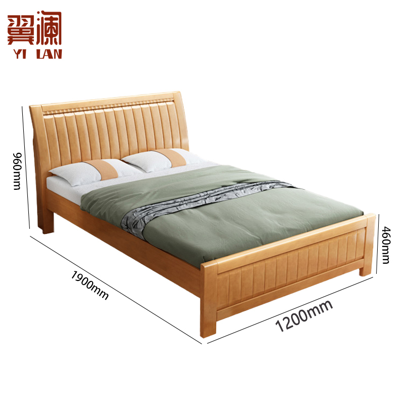 翼澜 床 120cm 张高清大图