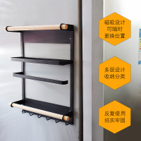 冰箱侧挂架磁吸收纳架纸巾餐具墙壁杂物置物架挂钩厨房储物架