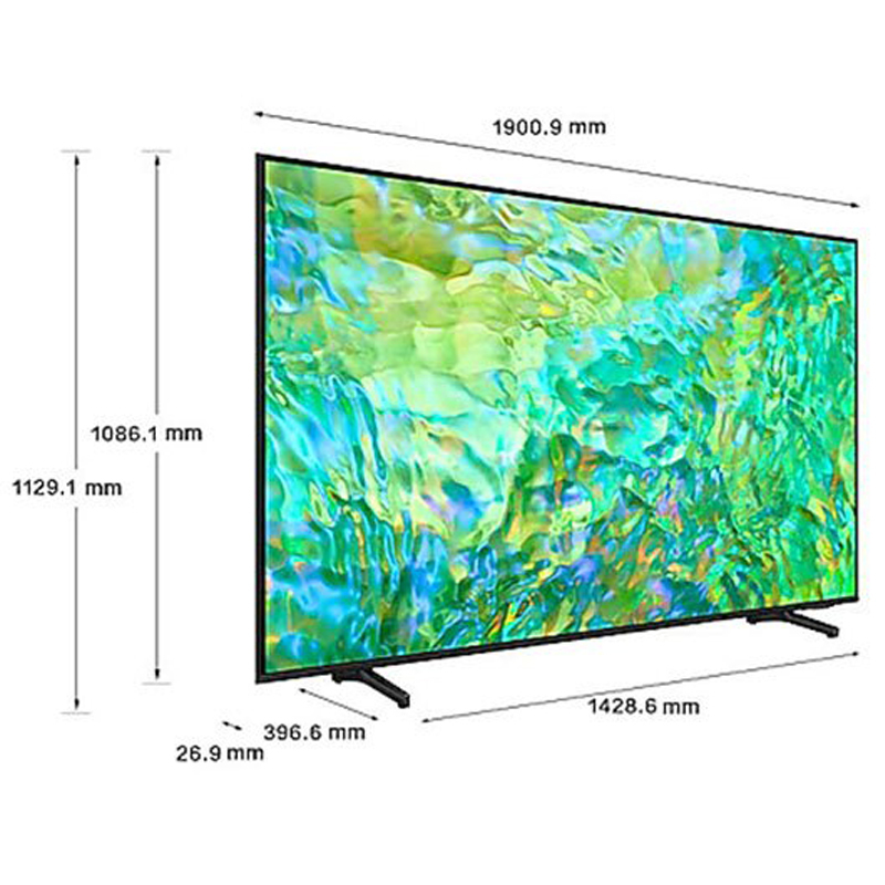 三星(SAMSUNG)UA85ZU8300JXXZ 85英寸电视 纤薄机身4K超高清 开机无广告AI语音助手 超薄全面屏