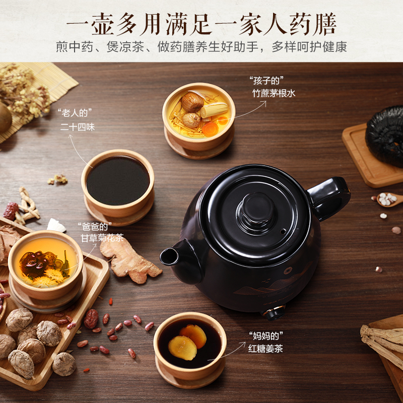 荣事达中药壶 3L大升大容量中药煲全自动一体式 智能文武火变频熬药电砂锅电煎中医药煎药壶RYH-30M