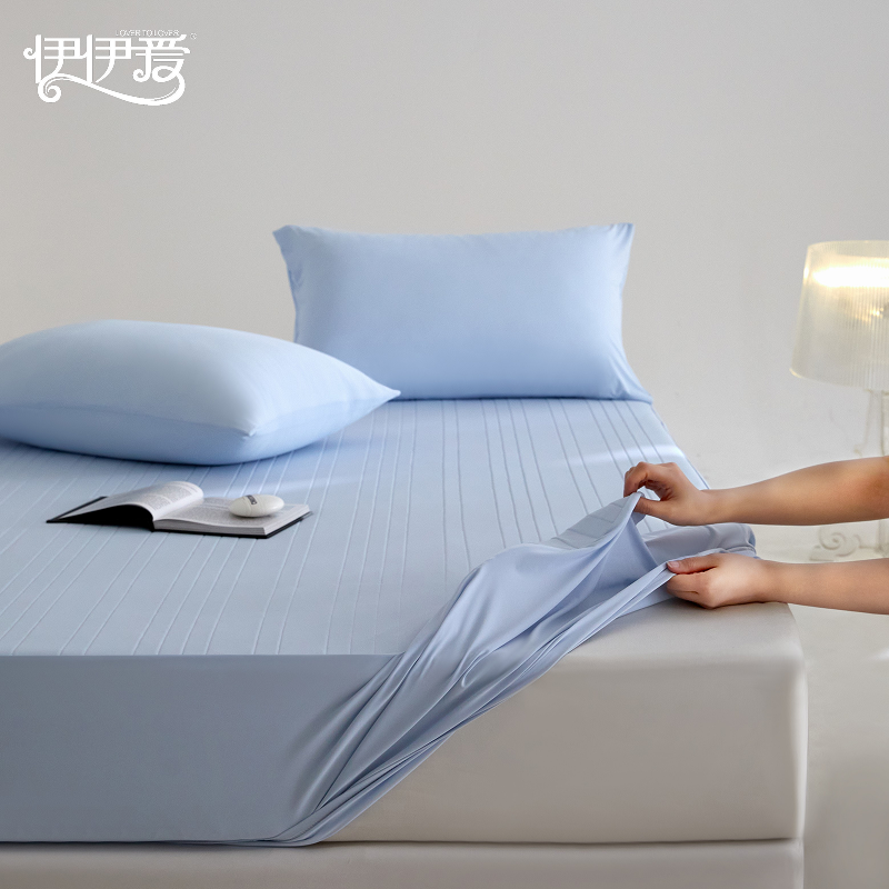 伊伊爱 月光酣眠锦氨凉感两用床笠凉席高清大图