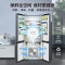 美的(Midea)531双系统双循环风冷无霜对开双开十字四开门家用电冰箱一级能效变频大容量 MR-531WSPZE苍穹灰