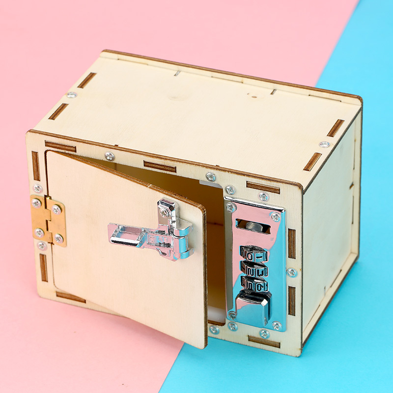 儿童手工制作材料diy小发明科学实验玩具科技制作机械密码箱袋装