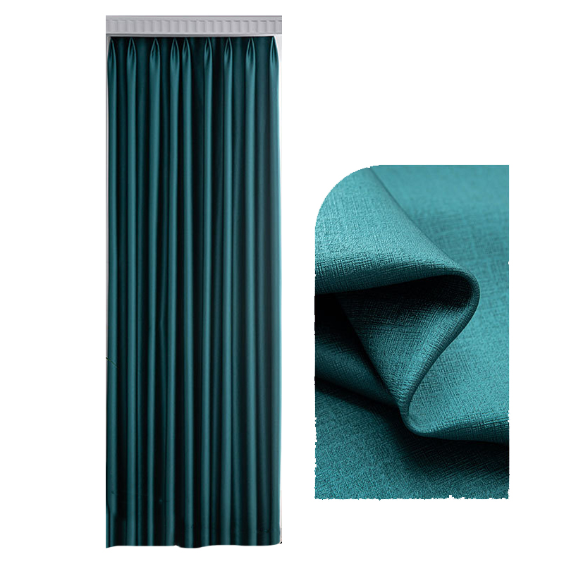 植巾 CL440 全遮光 布艺帘 窗帘 1.00 米/个 (计价单位：个) 蓝色高清大图