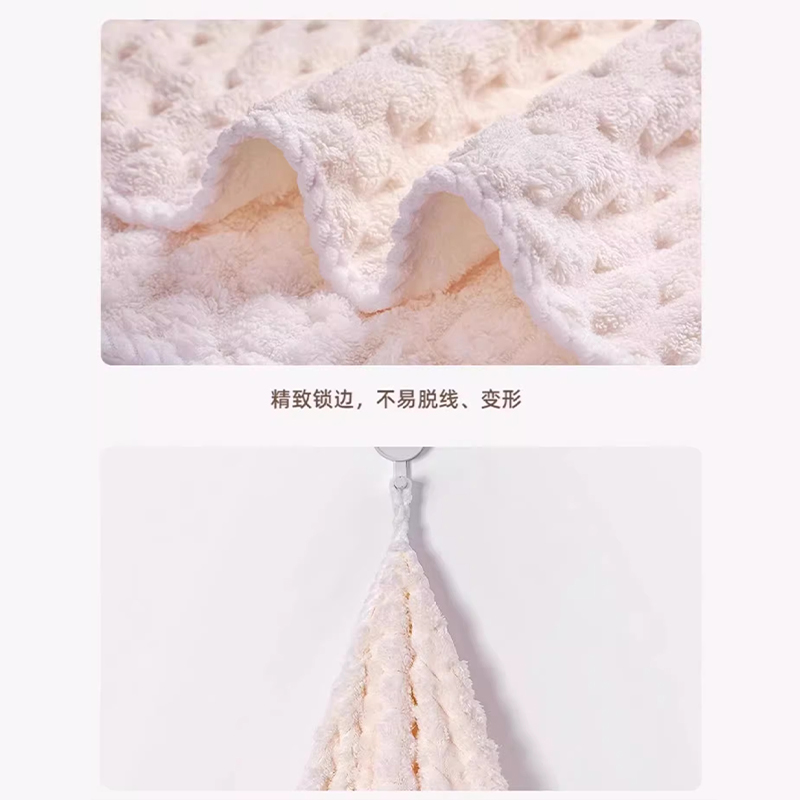 上亨吸水不掉毛速干毛巾SHZH-MY03金龟绒 珞璎粉 35*75cm高清大图