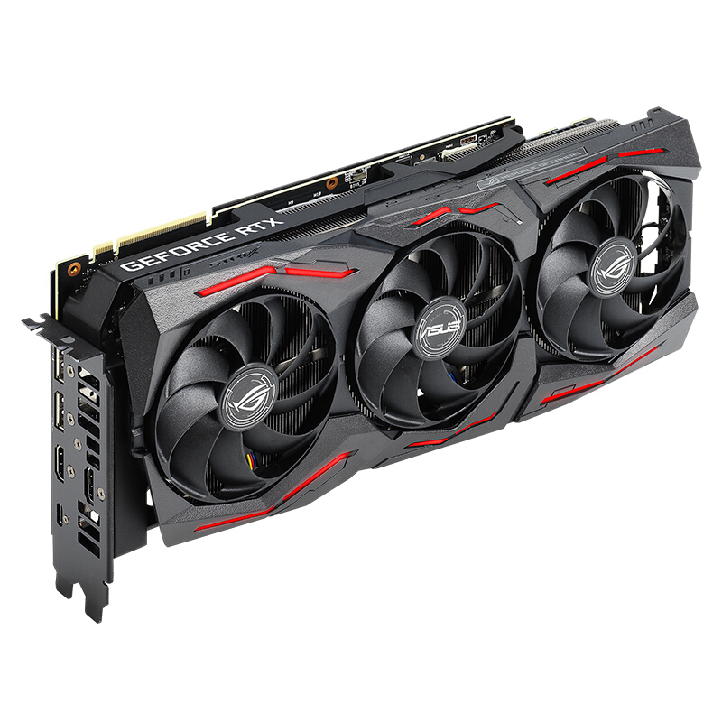 攀升 华硕(ASUS)ROG-STRIX-RTX2080S-A8G-GAMING 2080 SUPER 1650-1860MHz 15500MHz 猛禽游戏显卡8G