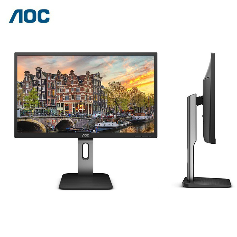 冠捷(AOC)显示器27寸 IPS窄边框 2K高清 升降旋转 爱眼低蓝光不闪 Q27P1U