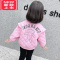 可莉允女童棉衣冬季2022年新款韩版儿童保暖加厚棉服小女孩洋气夹克外套
