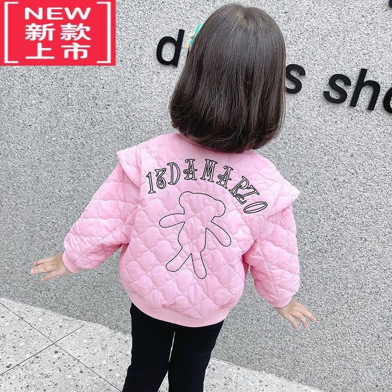 可莉允女童棉衣冬季2022年新款韩版儿童保暖加厚棉服小女孩洋气夹克外套图片