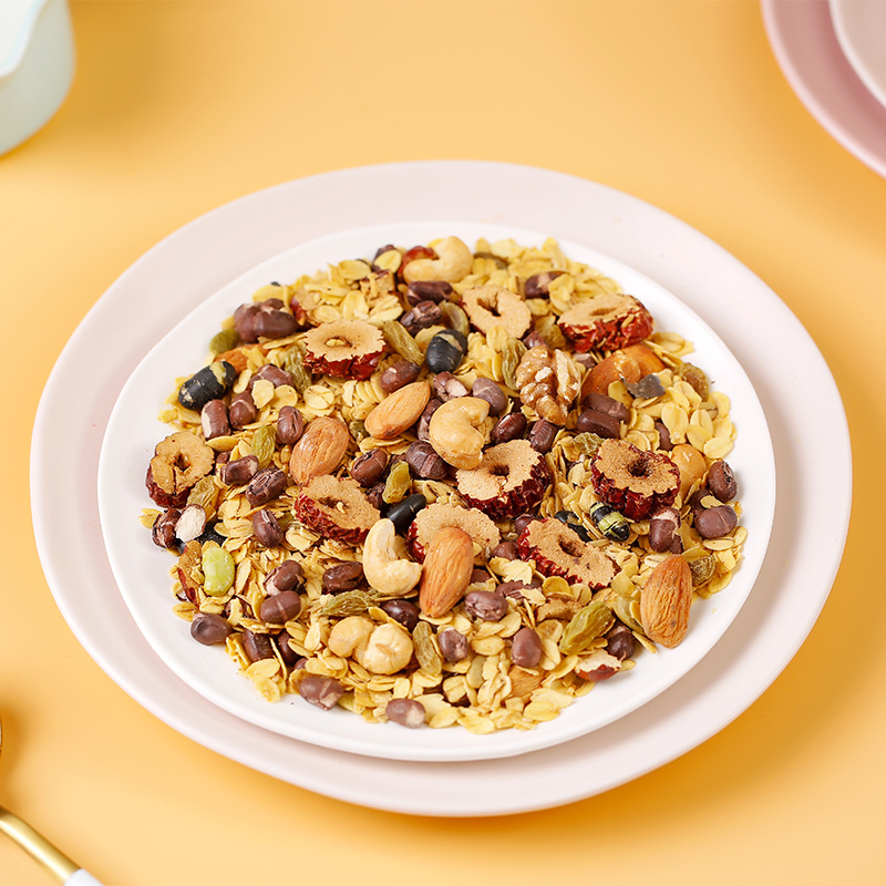 [刘涛同款]王饱饱元气弹燕麦片坚果水果谷物早餐代餐冲饮500g