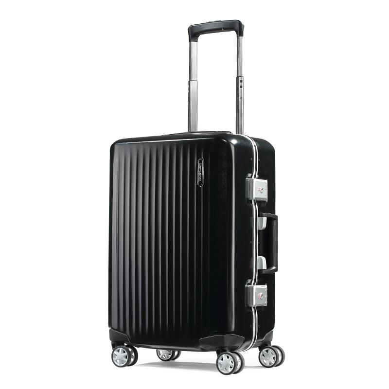 新秀丽(samsonite)飞机轮铝框箱女万向轮拉杆箱行李箱男旅行箱20/24/28寸TR8