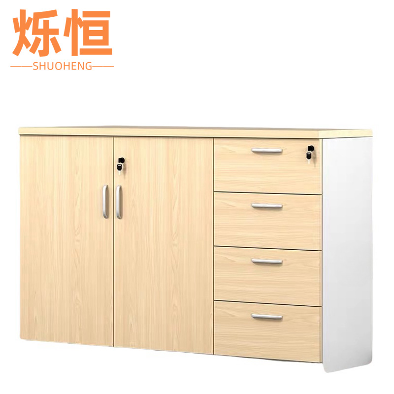 烁恒矮柜2门4抽屉个高清大图