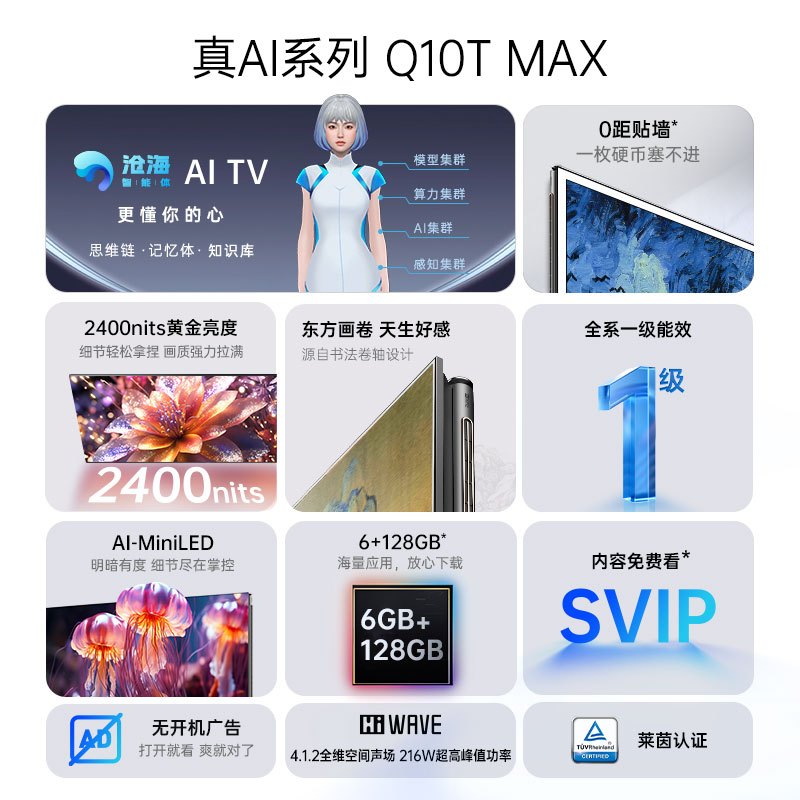 长虹电视75Q10T Max