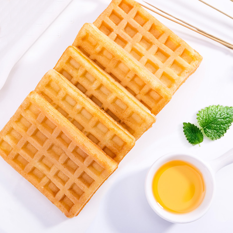 怡鹭华夫饼零食下午茶点心一箱1000g夹心面包早餐糕点手撕面包礼盒整箱