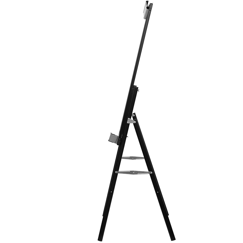 得力(deli)7890A 60*90cm A型架带架夹纸磁性白板 办公会议白板 海报展示架(带宽纸夹)写字留言板 白板