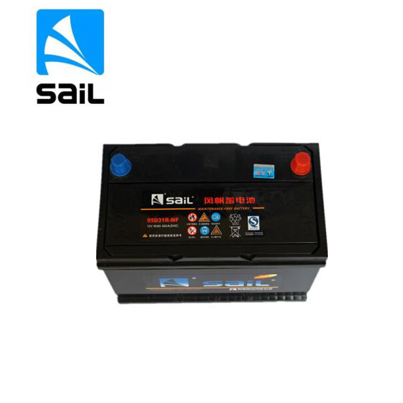 风帆sail蓄电池12v80ah汽车启动电瓶95d31rl单位个