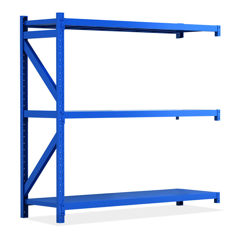 域赢仓储超市货架置物架仓库展示架子150kg每层1200*400*2000mm三层副架高清大图