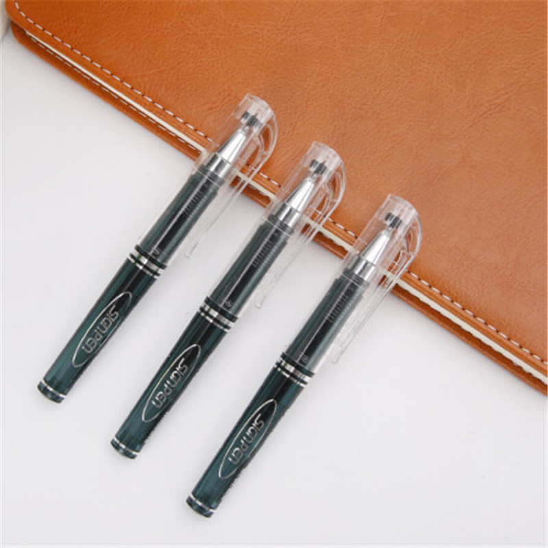 晨光mg文具05mm黑色中性笔迷你子弹头签字笔水笔12支盒gp0097单盒价