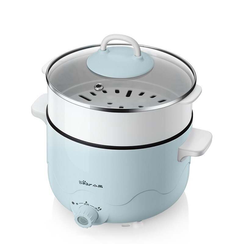 小熊(Bear) 电煮锅2.5L多功能迷你电热锅带蒸笼DRG-C18N5高清大图