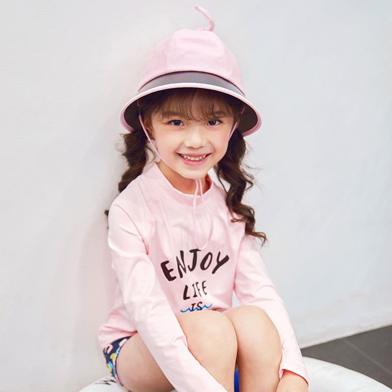 韩国VVC新款儿童时尚防晒遮阳帽遮脸防紫外线户外百搭太阳帽子图片