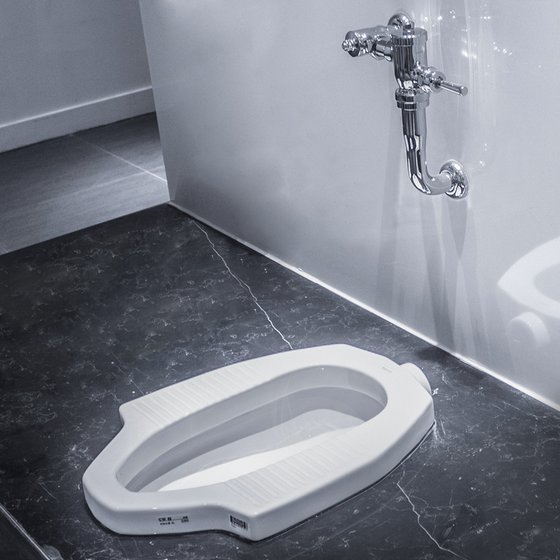 蹲便器cw8rb蹲坑水箱感应器蹲便池蹲厕家用工程大便器防臭