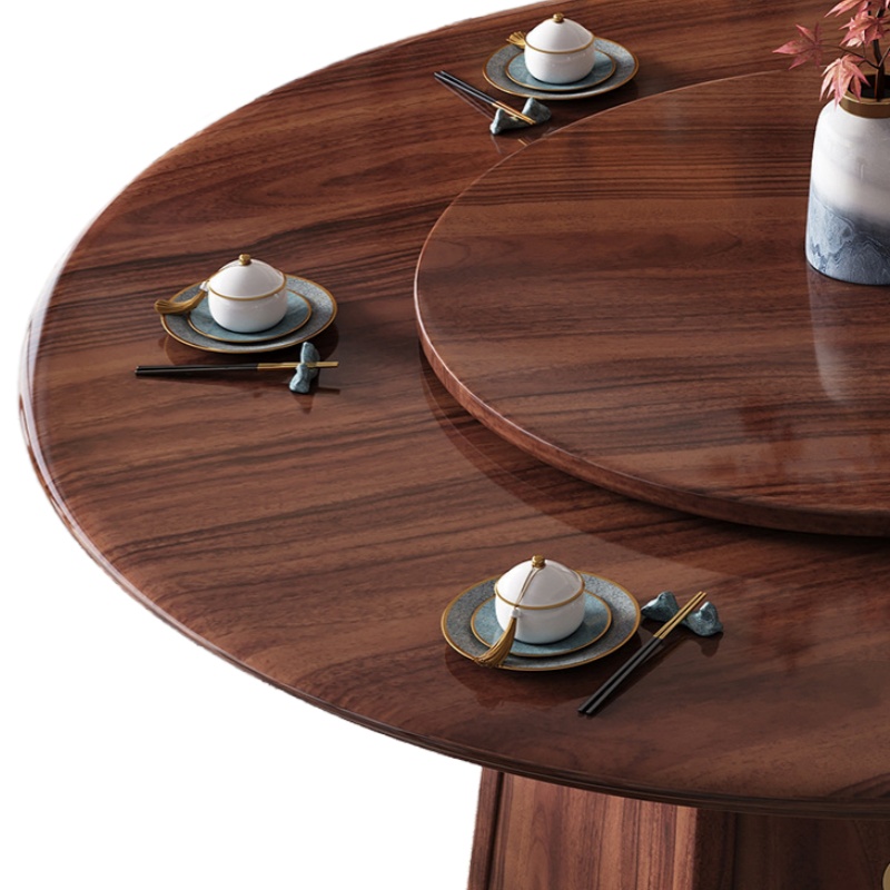 演发 实木餐桌1.3m 张高清大图