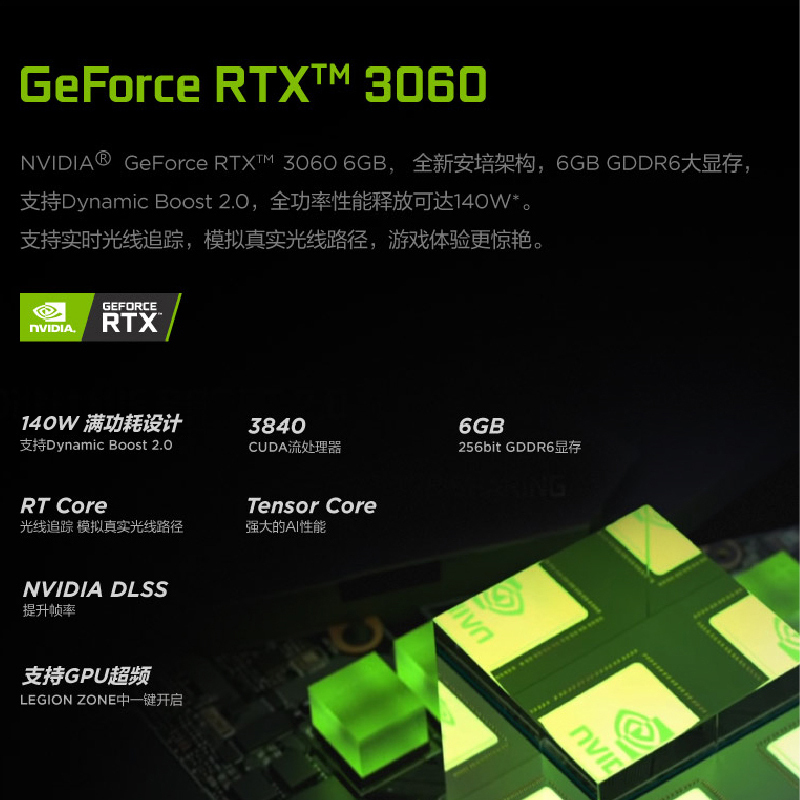 联想(Lenovo)拯救者R9000P 2022 16英寸游戏笔记本电脑(8核16线程R7-6800H 16G 512G RTX3060 2.5k 165Hz)钛晶灰