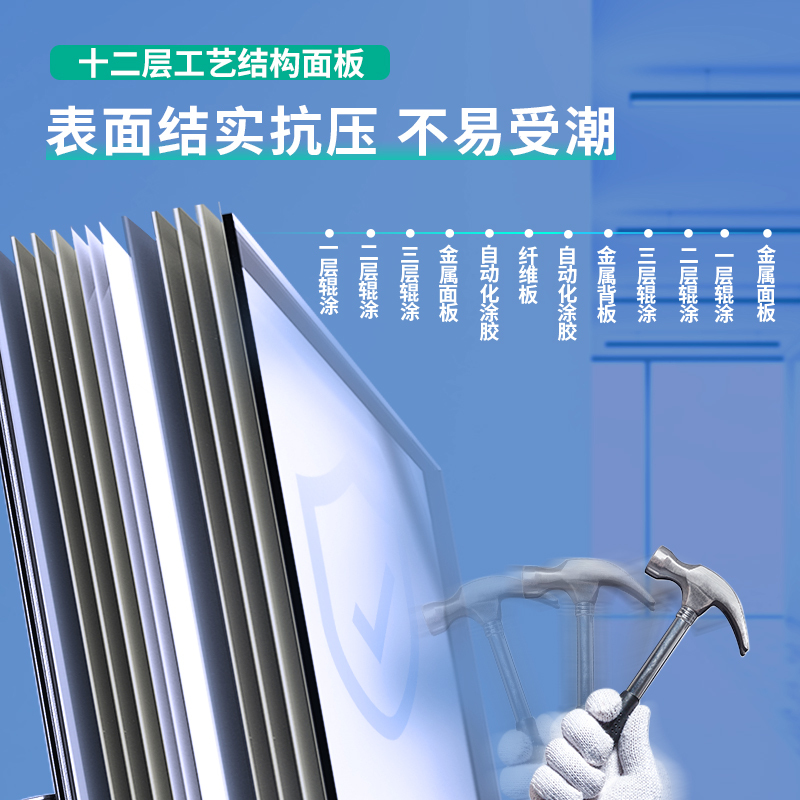 得力(deli) 支架式白板180*90cmH型支架可移动可翻转白板 7884