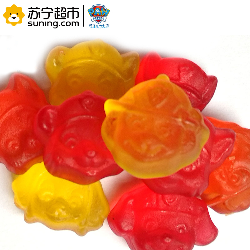 汪汪队立大功70%果汁软糖杂果味90g儿童零食礼物