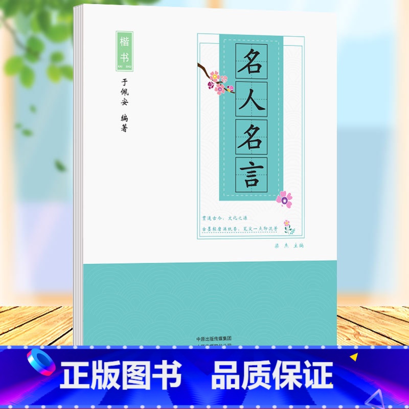 [正版]名人名言楷书字帖名人名言于佩安楷书 楷书入门基础训练教程初高中生练字钢笔字帖 名言临摹练字本笔画偏旁部首练高清大图