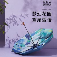 蕉下鸢尾太阳伞防晒遮阳伞晴雨两用女日系国风全身伞大号雨伞
