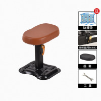 电动车儿童座椅雅迪爱玛台铃小牛踏板电瓶车小孩宝宝前置坐椅子 棕色Y-11单座质保5年厂家直销