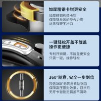 爱仕达(ASD)高压锅甄巧三层钢一键开合复合底压力锅YC22A2Q