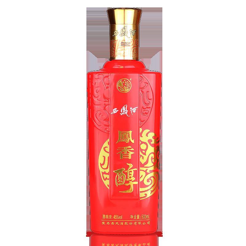 【酒厂直营 官方旗舰店】西凤酒45度凤香醇婚宴喜庆送礼单瓶礼盒装图片