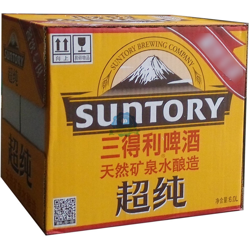 三得利超纯啤酒500ml12瓶箱视频