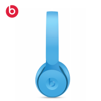 Beats Solo Pro 无线消噪耳机 头戴式蓝牙无线 苹果手机电脑魔音游戏耳机耳麦 浅蓝色