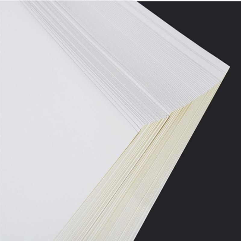 a4不干胶打印纸亮面哑光空白书写纸铜版纸激光喷墨打印a4自粘背胶