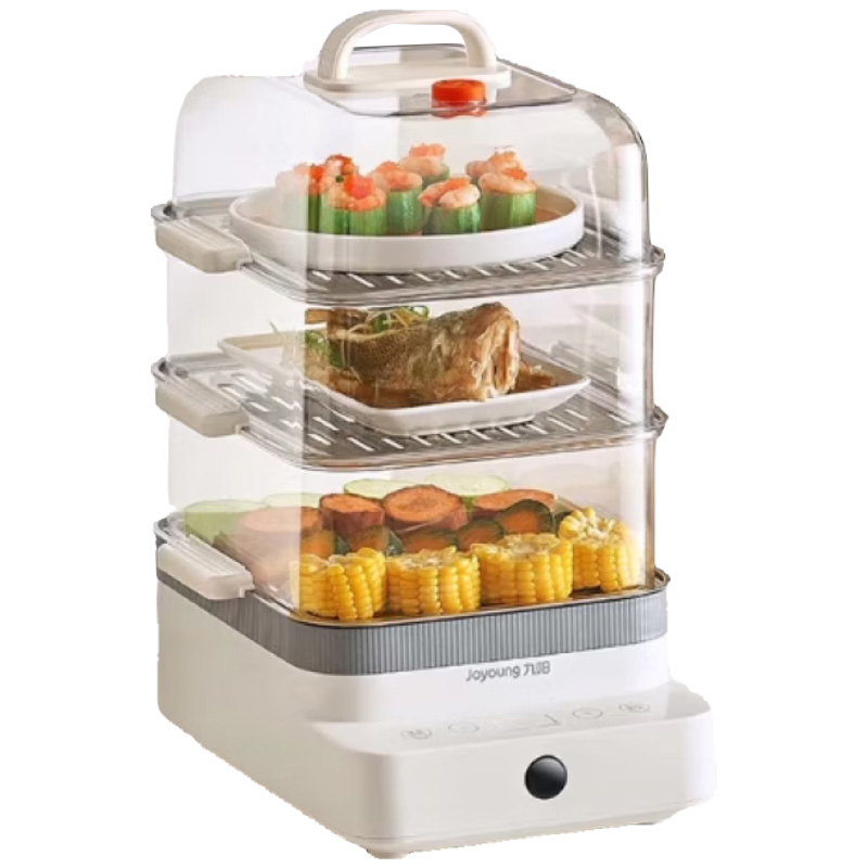 九阳电蒸锅18L加热多用途锅电煮锅电火锅蒸煮一体锅DZ180HG-GZ588