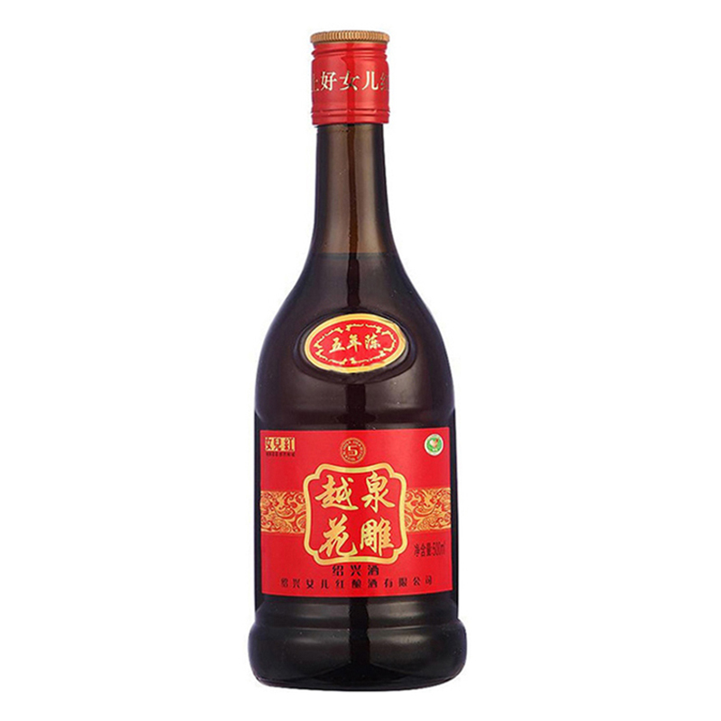 女儿红黄酒 米酒女儿红越泉花雕绍兴酒五年500ml 瓶 价格图片品牌报价 苏宁易购苏宁自营