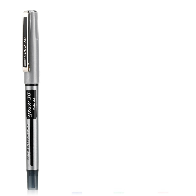 斑马(ZEBRA) BE-a DX5 水笔签字笔直液式针管墨水性笔全针管0.5mm