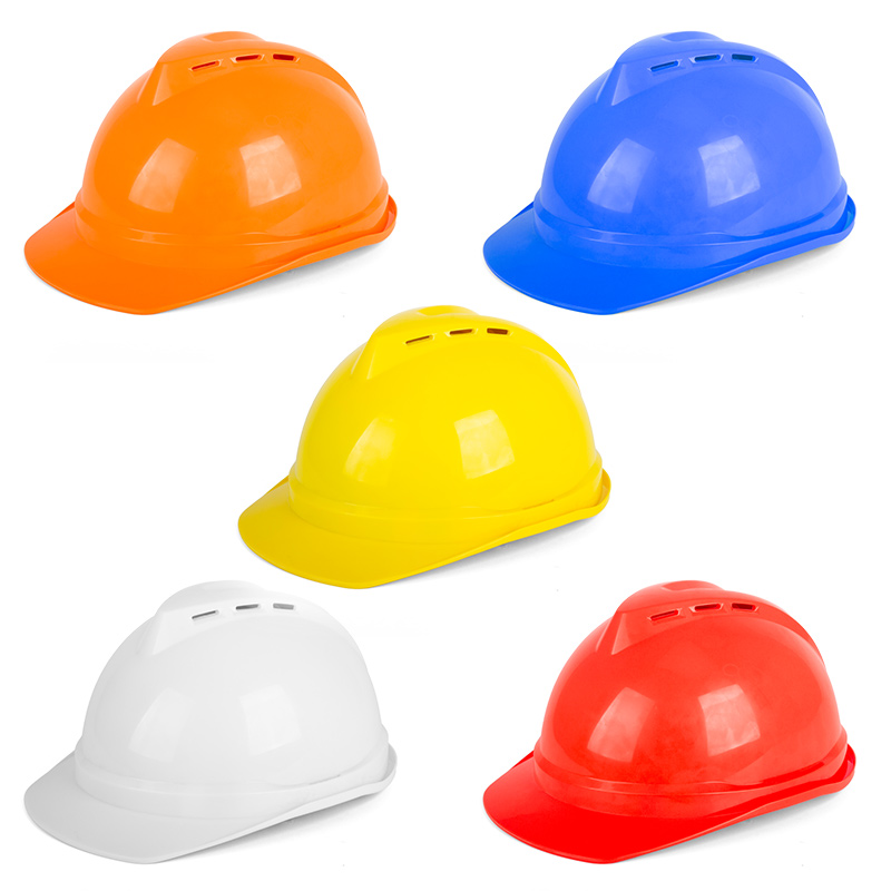 铁平 V型透气防护安全帽 ABS 顶高清大图